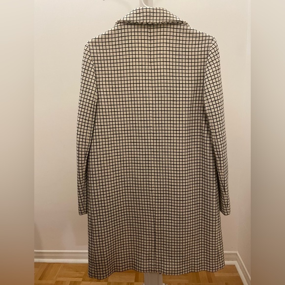 Min Miu Women’s Vintage Checkered Coat - Picture 2 of 10